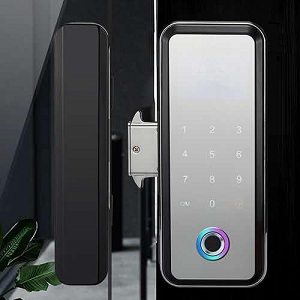 Khóa cửa vân tay cửa kính cường lực giá  rẻ (2025)
