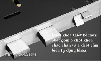 Đánh giá chi tiết khóa vân tay Dessmann G811FP (Đức)