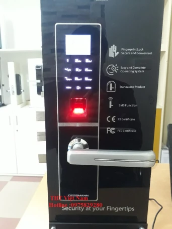 Hình ảnh lắp thực tế khóa Dessmann G800FP và G800FPC