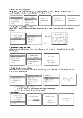 Hướng dẫn cài đặt khóa vân tay Dessmann G800FP/FPC, S710FP/FPC, G811FP