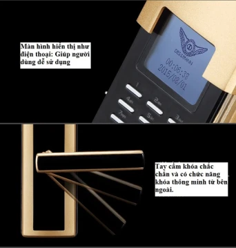 Khóa cửa vân tay Dessmann S510 có tốt hay không?