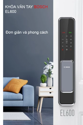 Khóa vân tay Bosch EL600 bản Wifi 2021