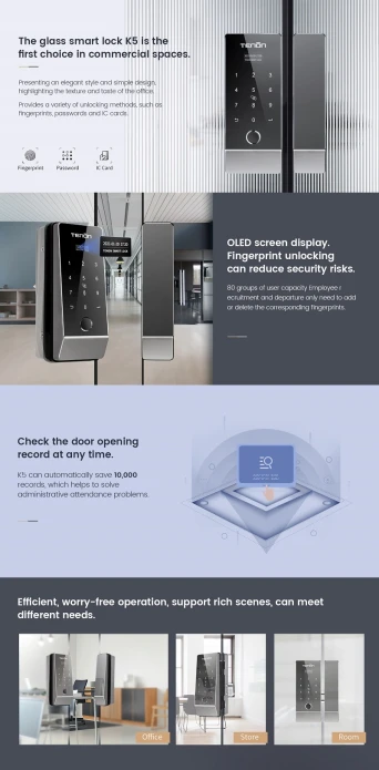 khóa vân tay cửa kính lùa