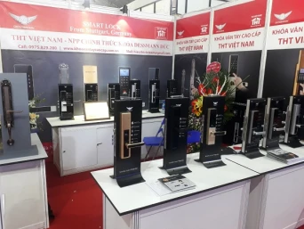 Mua khóa vân tay khuyến mãi đến 20% tại triển lãm Vietbuild lần 2