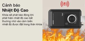 Tìm hiểu tính năng báo chay trên khóa điện tử
